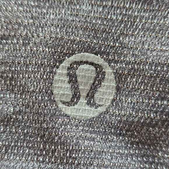 Lululemon Rest Less Tank - 8 Heathered Soot Light/Hyper Stripe Angel Wing - Picture 6 of 7